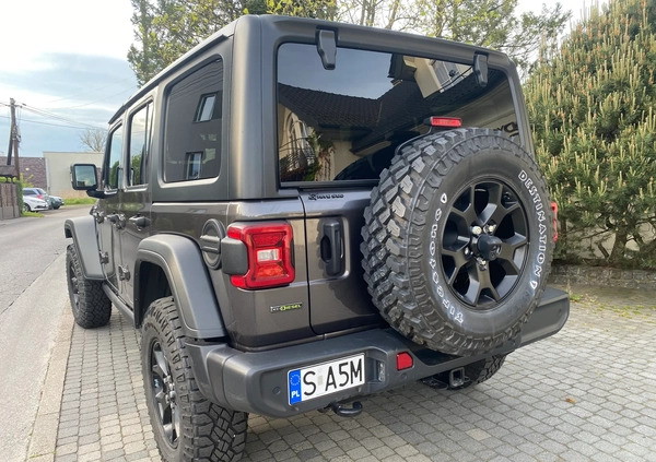 Jeep Wrangler cena 182000 przebieg: 92000, rok produkcji 2021 z Katowice małe 436